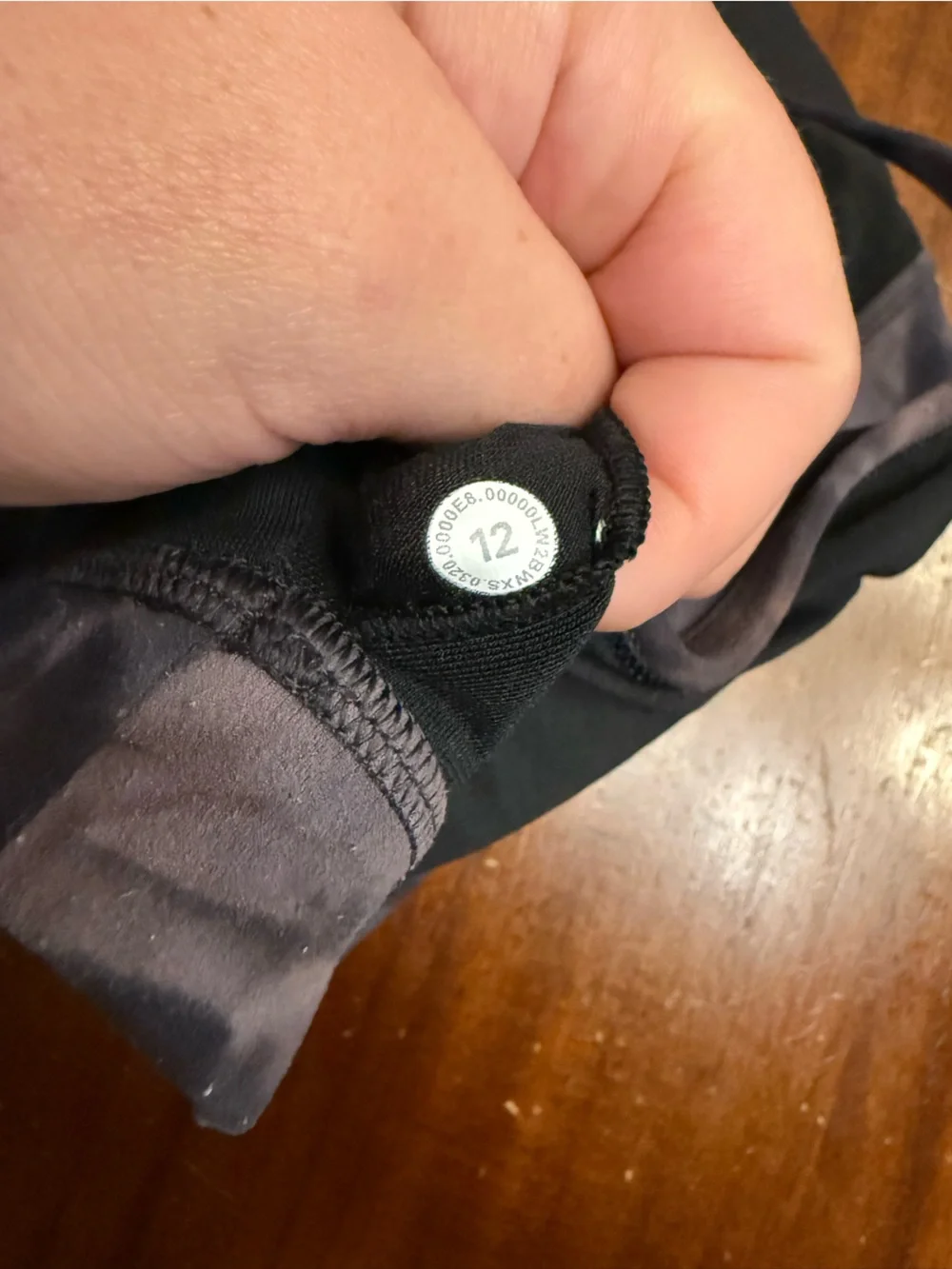 Lululemon Flow Y Bra Nulu Diamond Dye Graphite Grey Pink
